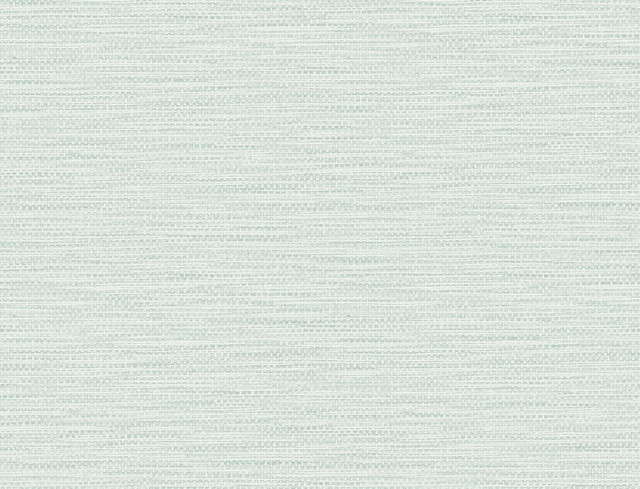Faux Linen Weave Sea Glass by Seabrook Wallpaper Luxe Retreat United States 60.53 10.43" 27" - Fabric Carolina -