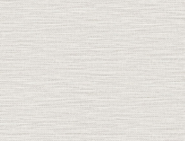 Faux Linen Weave Cove Gray by Seabrook Wallpaper Luxe Retreat United States 60.53 10.43" 27" - Fabric Carolina -