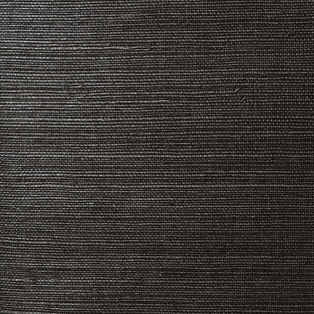 Sisal Grasscloth Onyx by Seabrook Wallpaper Luxe Retreat China 72 0" 36" - Fabric Carolina -