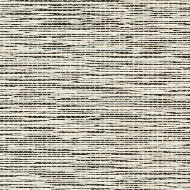 Sisal Grasscloth Ivory and Jet Black by Seabrook Wallpaper Luxe Retreat China 72 0" 36" - Fabric Carolina -
