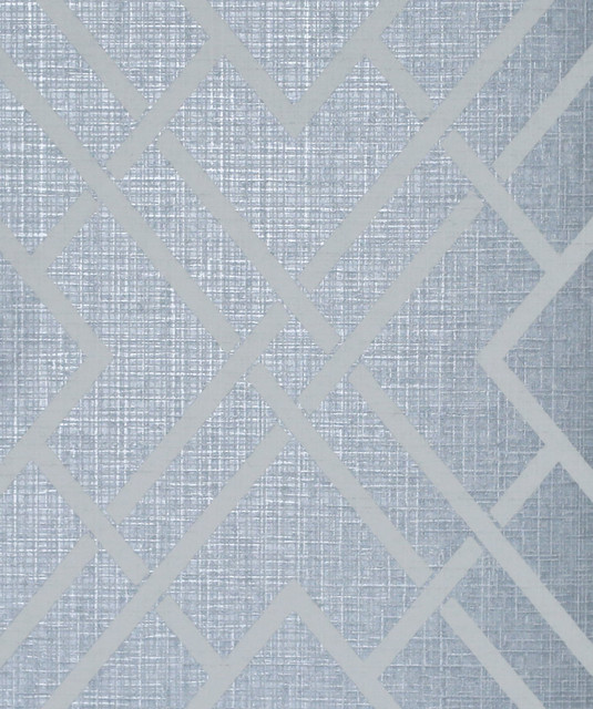 Diamond Lattice Metallic Slate Blue by Seabrook Wallpaper Essential Textures Netherlands 56.05 12.6" 20.5" - Fabric Carolina -