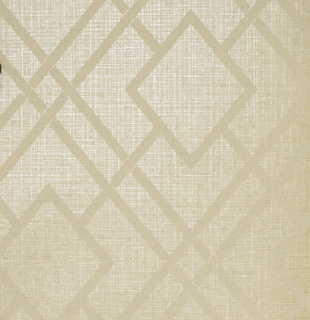 Diamond Lattice Metallic Khaki by Seabrook Wallpaper Essential Textures Netherlands 56.05 12.6" 20.5" - Fabric Carolina -