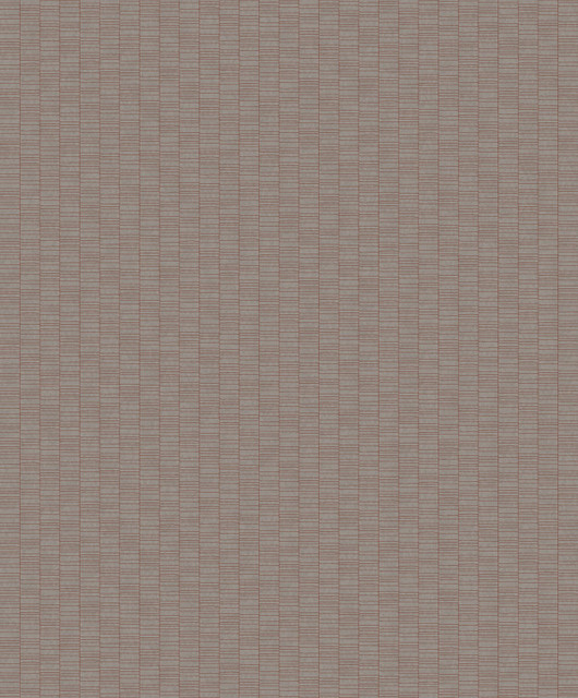 Deco Spliced Stripe Graphite & Terra Cotta by Seabrook Wallpaper Mondrian Netherlands 56.5 1.81" 20.5" - Fabric Carolina -