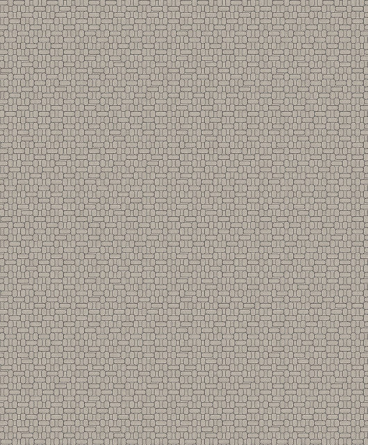 Capsule Geometric Nobel Grey by Seabrook Wallpaper Mondrian Netherlands 56.5 3.15" 20.5" - Fabric Carolina -
