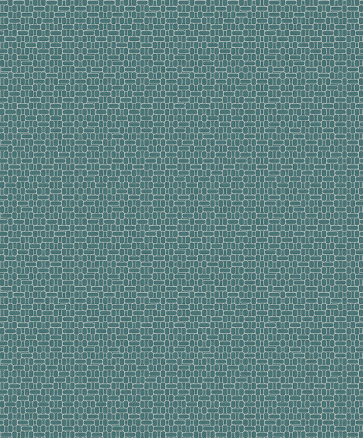 Capsule Geometric Perry Teal by Seabrook Wallpaper Mondrian Netherlands 56.5 3.15" 20.5" - Fabric Carolina -