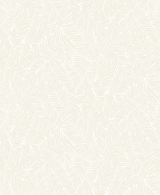 Lush Ivory by Seabrook Wallpaper The Simple Life Netherlands 57.5 12.6" 20.9" - Fabric Carolina -