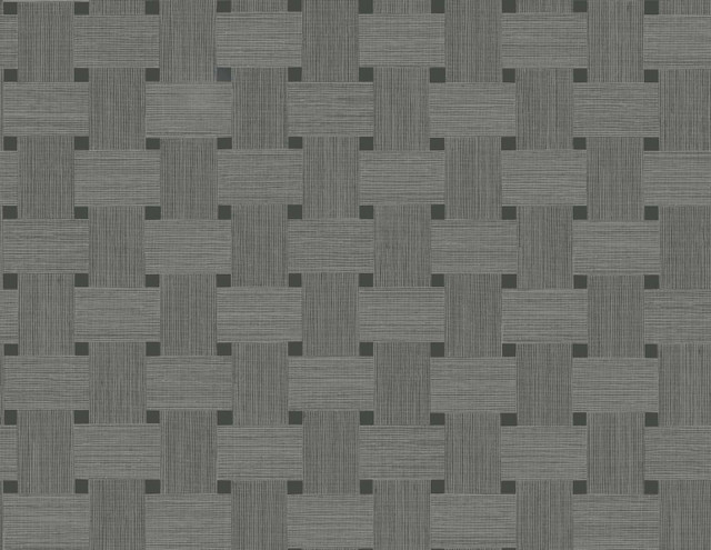 Basketweave Greyhound by Seabrook Wallpaper Even More Textures United States 60.53 20.87" 27" - Fabric Carolina -