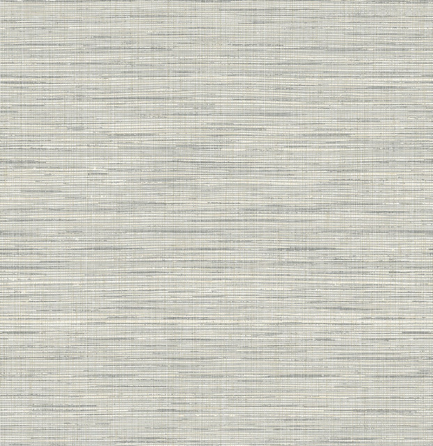 Mei Stringcloth Argos Grey by Seabrook Wallpaper Japandi Style United States 56.05 20.87" 20.5" - Fabric Carolina -