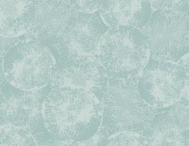 Eren Glacier by Seabrook Wallpaper Japandi Style United States 60.53 20.87" 27" - Fabric Carolina -