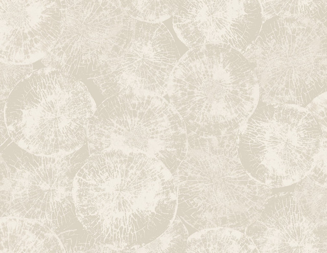 Eren Dove Grey by Seabrook Wallpaper Japandi Style United States 60.53 20.87" 27" - Fabric Carolina -