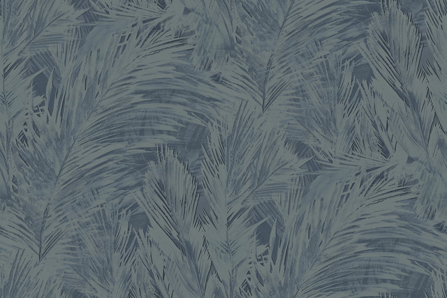 Mari Navy Blue by Seabrook Wallpaper Japandi Style United States 60.53 18" 27" - Fabric Carolina -