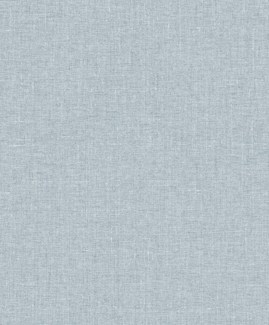 Abington Faux Linen Denim Wash by Seabrook Wallpaper White Heron Netherlands 57.5 0" 20.9" - Fabric Carolina -