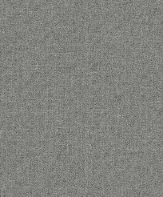 Abington Faux Linen Sleek Charcoal by Seabrook Wallpaper White Heron Netherlands 57.5 0" 20.9" - Fabric Carolina -