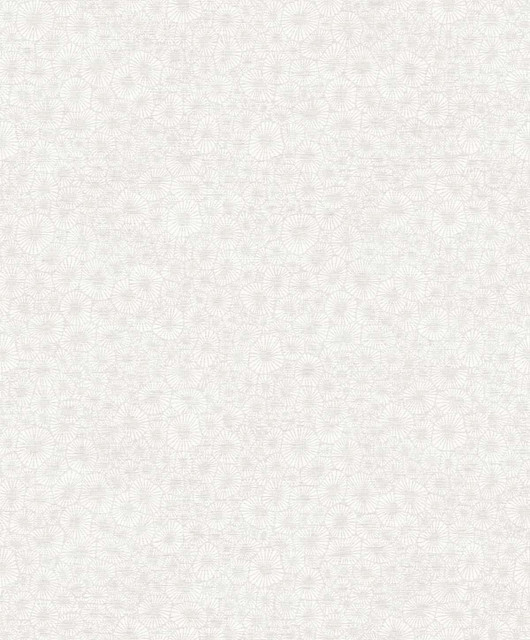 Windham Shells Pure Pearl by Seabrook Wallpaper White Heron Netherlands 57.5 25.2" 20.9" - Fabric Carolina -