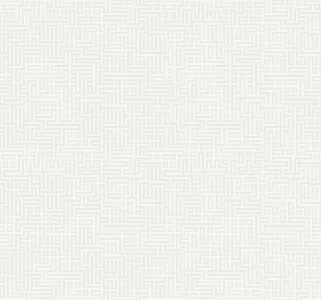 Rockefellar Maze Metallic Pearl by Seabrook Wallpaper Deco 2 United States 60.75 12.6" 27" - Fabric Carolina -