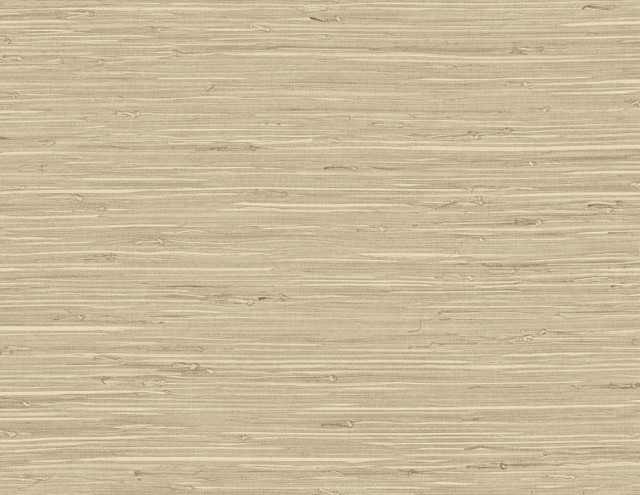 Marion Faux Arrowroot Chestnut by Seabrook Wallpaper Tedlar Textures United States 60.75 0" 27" - Fabric Carolina -