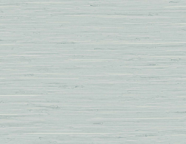 Marion Faux Arrowroot Pale Sky by Seabrook Wallpaper Tedlar Textures United States 60.75 0" 27" - Fabric Carolina -