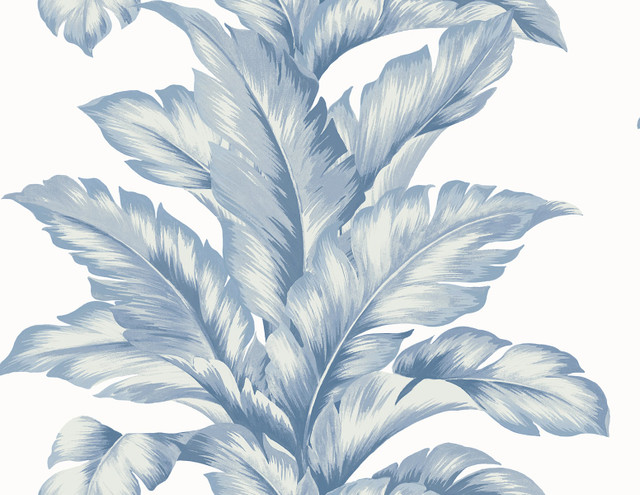 Banana Springs Blue Skies by Seabrook Wallpaper Coastal Haven United States 60.75 20.87" 27" - Fabric Carolina -