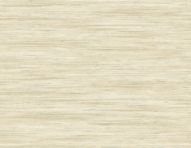 Loe Sanctuary Stria Lemongrass by Seabrook Wallpaper Coastal Haven United States 60.75 0" 27" - Fabric Carolina -