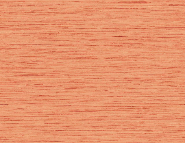Loe Sanctuary Stria Persimmon by Seabrook Wallpaper Coastal Haven United States 60.75 0" 27" - Fabric Carolina -
