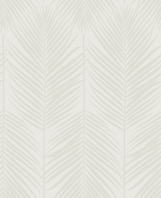 Persei Palm Chardonnay by Seabrook Wallpaper Etten Beaded Netherlands 57.5 25.2" 20.9" - Fabric Carolina -