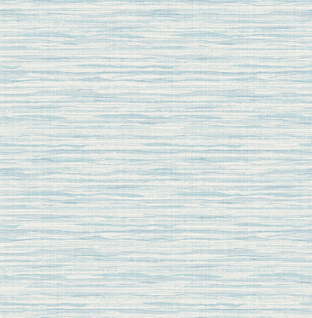 Skye Wave Stringcloth Morning Surf by Seabrook Wallpaper Summer House United States 56 10.5" 20.5" - Fabric Carolina -