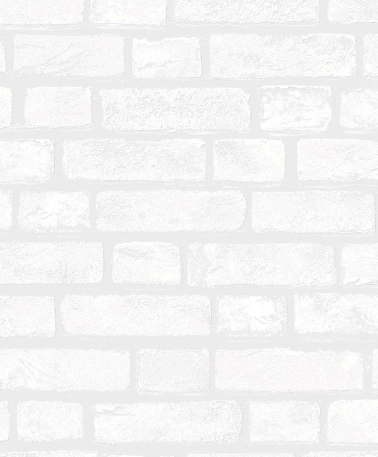 Vintage Brick Off-White by Seabrook Wallpaper Paintable Peel and Stick Netherlands 31.35 25.2" 20.9" - Fabric Carolina -