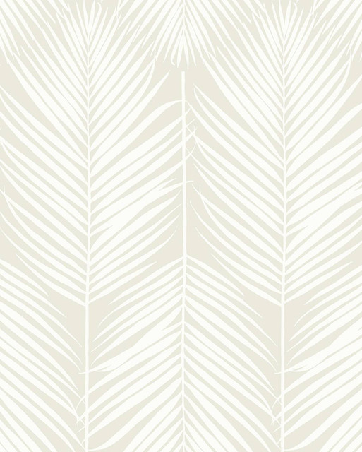 Palm Silhouette Prepasted Sea Salt by Seabrook Wallpaper Prepasted Online United States 56.05 25.2" 20.5" - Fabric Carolina -