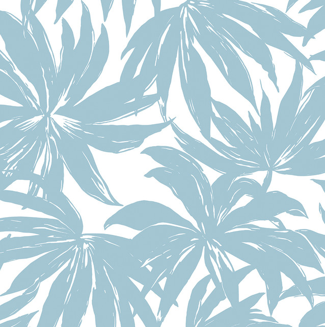 Palma Light Blue by Seabrook Wallpaper West Boulevard Collection United States 56 20.87" 20.5" - Fabric Carolina -