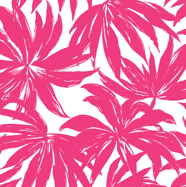Palma Hot Pink by Seabrook Wallpaper West Boulevard Collection United States 56 20.87" 20.5" - Fabric Carolina -