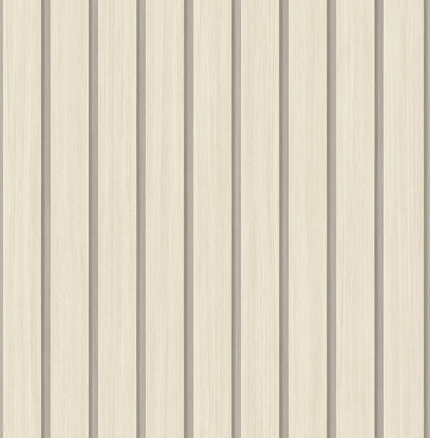 Faux Wooden Slats Neutral by Seabrook Wallpaper Stacy Garcia Peel and Stick United States 30.75 0" 20.5" - Fabric Carolina -