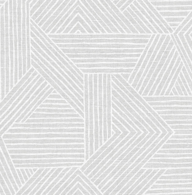 Etched Geometric Salt Glaze by Seabrook Wallpaper Stacy Garcia Peel and Stick United States 30.75 20.87" 20.5" - Fabric Carolina -