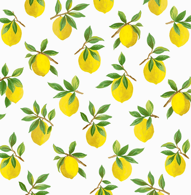 Lemoncello White by Seabrook Wallpaper Daisy Bennett Peel and Stick United States 30.75 20.87" 20.5" - Fabric Carolina -
