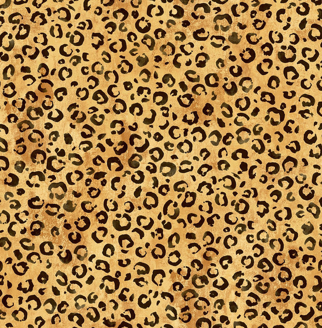 Classic Leopard Natural Tan by Seabrook Wallpaper Daisy Bennett Peel and Stick United States 30.75 20.87" 20.5" - Fabric Carolina -