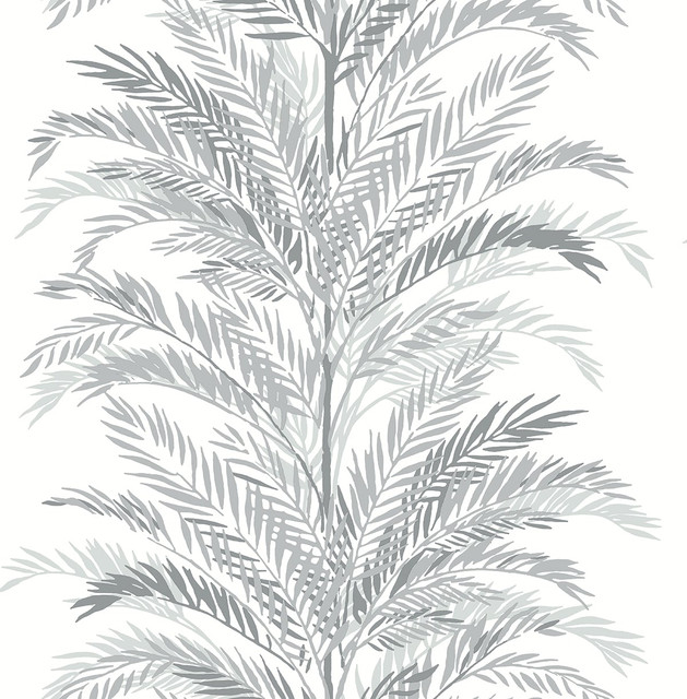 Keana Palm Harbor Mist by Seabrook Wallpaper Lillian August Peel and Stick United States 30.75 20.87" 20.5" - Fabric Carolina -