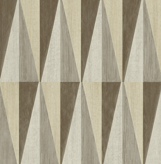 Pieced Diamonds Cafe by Seabrook Wallpaper Harry & Grace Peel and Stick United States 30.75 20.87" 20.5" - Fabric Carolina -