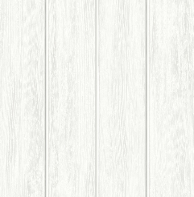 Wood Panel Alabaster by Seabrook Wallpaper NextWall Peel & Stick United States 30.75 0" 20.5" - Fabric Carolina -