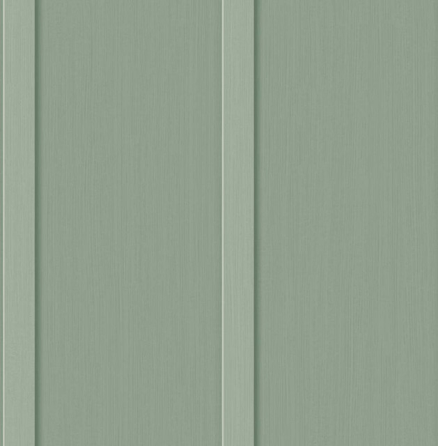 Faux Board & Batten Sage Green by Seabrook Wallpaper NextWall Peel & Stick United States 30.75 0" 20.5" - Fabric Carolina -