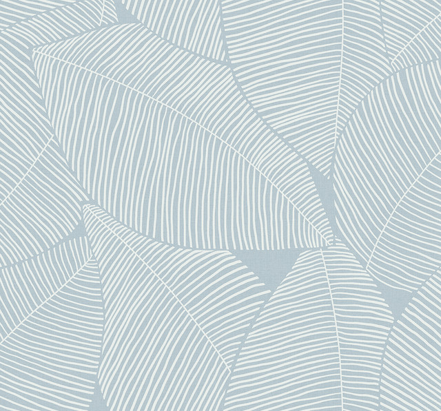 Summer Magnolia Blue Skies by Seabrook Wallpaper NextWall Peel & Stick United States 40.5 25.2" 27" - Fabric Carolina -