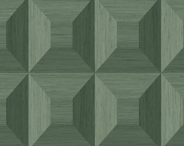 Quadrant Geo Sage Green by Seabrook Wallpaper NextWall Peel & Stick United States 40.5 20.87" 27" - Fabric Carolina -