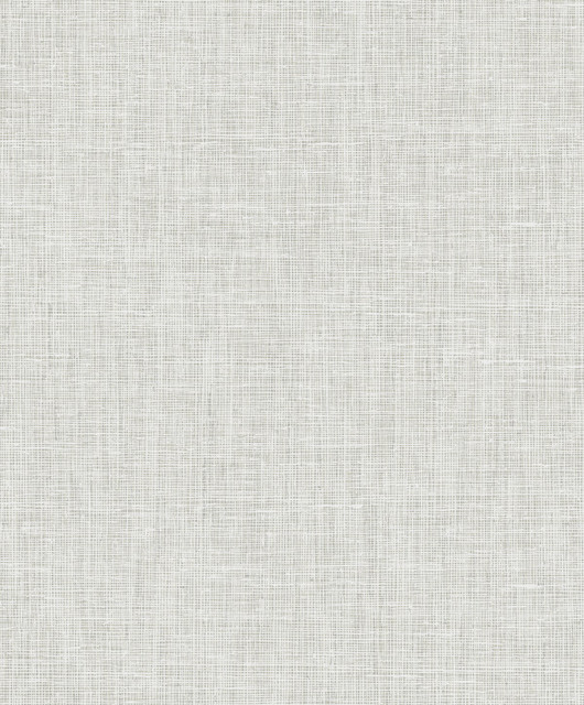 Silas Faux Linen Marshmallow by Seabrook Wallpaper NextWall Peel & Stick Netherlands 31.35 12.6" 20.9" - Fabric Carolina -