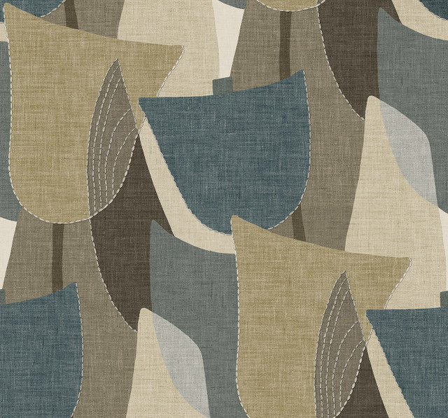 Mosley Tulips Jeans by Seabrook Wallpaper Fibers and Threads United States 60.75 25.2" 27" - Fabric Carolina -