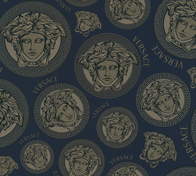 Monarch Midnight Sky by Seabrook Wallpaper Versace Volume 5 Germany 75.3 25.2" 27.5" - Fabric Carolina -