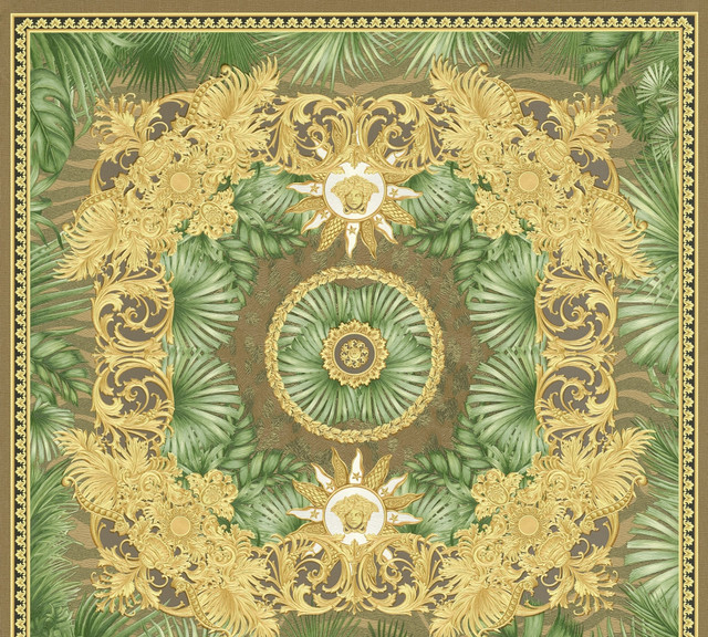 Mirage Aurora by Seabrook Wallpaper Versace Volume 5 Germany 75.3 27.5" 27.5" - Fabric Carolina -