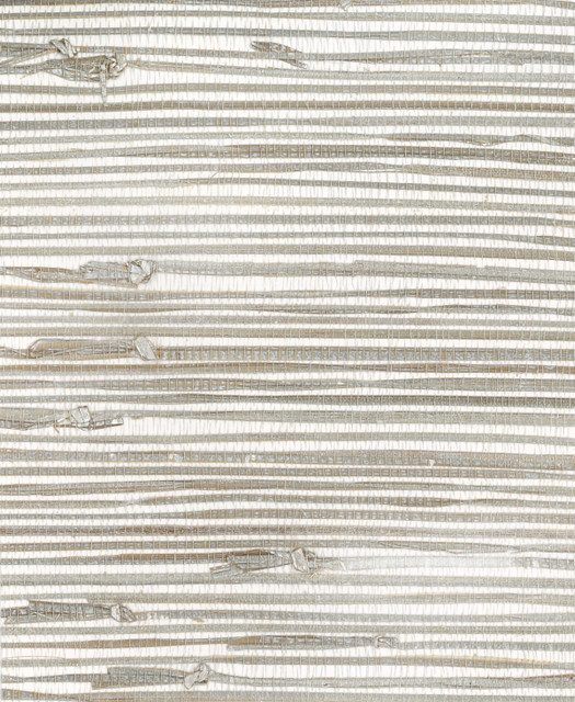 Java Grass Silversmoke by Seabrook Wallpaper Pelican Grasscloth China 72 0" 36" - Fabric Carolina -