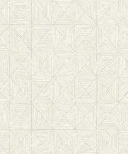 Lunoria Oatmeal by Seabrook Wallpaper Neutral Elements Netherlands 57.5 25.2" 20.9" - Fabric Carolina -
