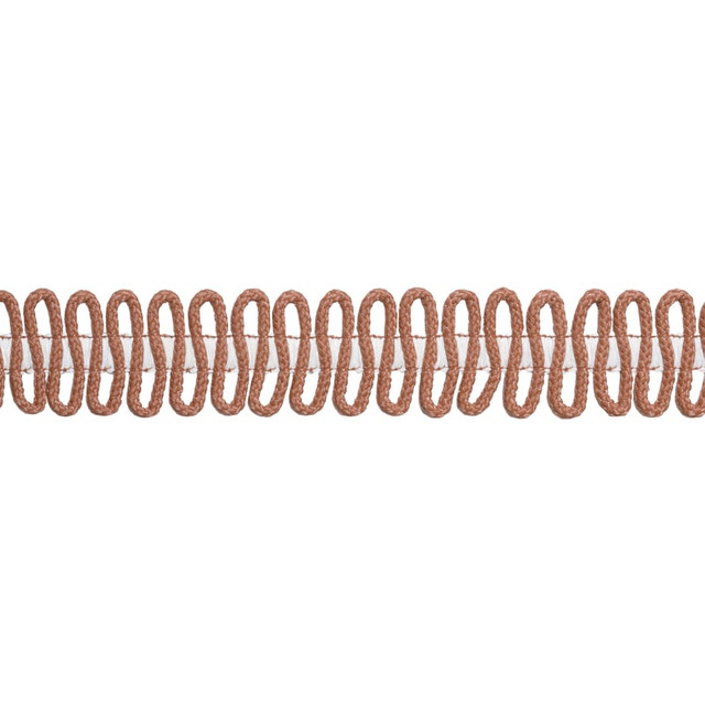 Sashay Applique Terracotta E12431 by Thibaut Trim Thibaut Trim Sashay Applique Terracotta E12431Trim TAPES & TRIMS VOL. 6 100% Recycled Polyester (UV) UNITED KINGDOM </p><p>Repeat: H: , V: 0.5 1.37 - Fabric Carolina -
