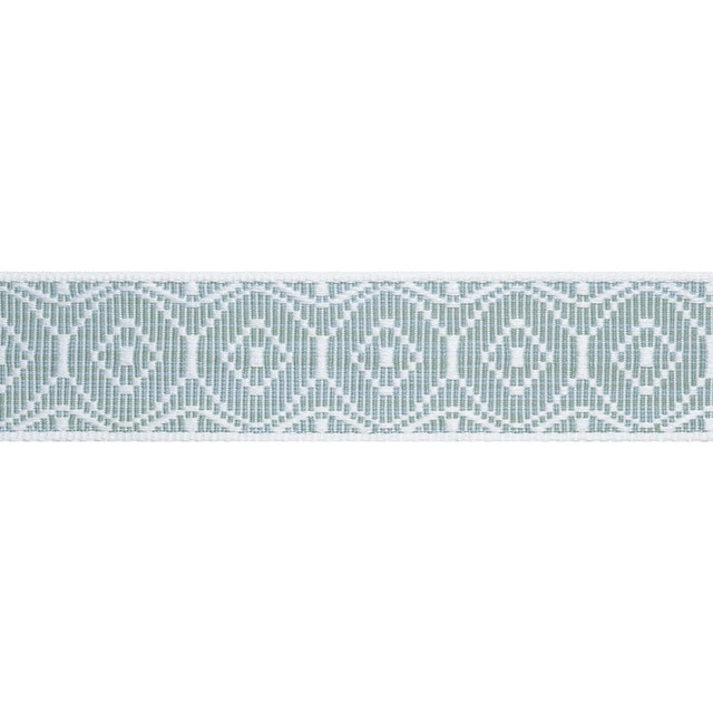 Knox Tape Aloe E12448 by Thibaut Trim Thibaut Trim Knox Tape Aloe E12448Trim TAPES & TRIMS VOL. 6 100% Recycled Polyester (UV) UNITED KINGDOM </p><p>Repeat: H: , V: 1.5 2 - Fabric Carolina -