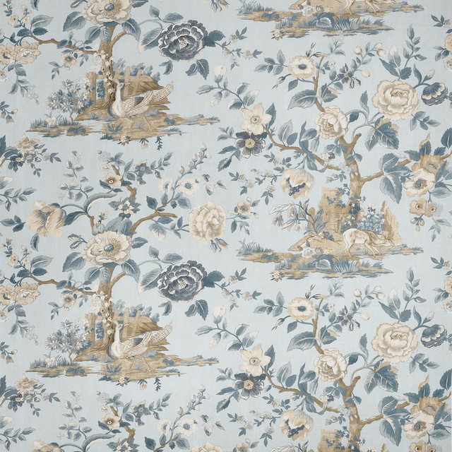 Forest Lodge Spa Blue F910538 by Thibaut Fabric Thibaut Fabric Forest Lodge Spa Blue F910538Fabric BOXWOOD FABRIC BOOK 60% Linen, 30% Cotton, 10% Nylon UNITED KINGDOM </p><p>Repeat: H: 53.5, V: 28 53.5 - Fabric Carolina -