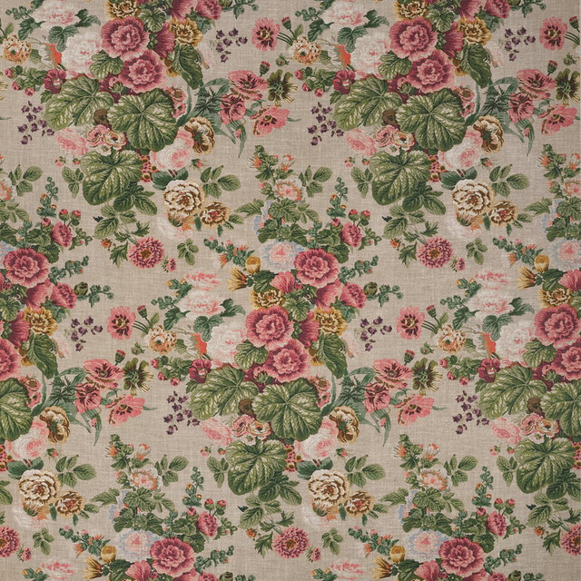 Hidcote Beige and Coral F910514 by Thibaut Fabric Thibaut Fabric Hidcote Beige and Coral F910514Fabric BOXWOOD FABRIC BOOK 51% Linen, 49% Cotton UNITED STATES </p><p>Repeat: H: 27, V: 53.5 54 - Fabric Carolina -